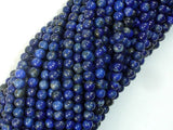 Natural Lapis Lazuli, 4mm (4.7mm) Round Beads-BeadBasic