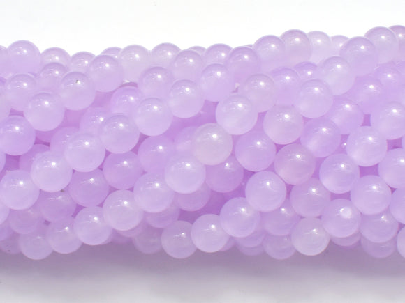 Jade - Lavender, 6mm (6.3mm) Round-BeadBasic