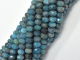 Apatite Beads, 4x6mm Faceted Rondelle-BeadBasic