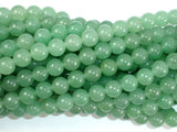 Green Aventurine Beads, 8mm, Round Beads-BeadBasic