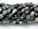Hawk Eye Beads, Approx 7x10mm Nugget Beads-BeadBasic