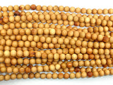Cedar Wood Beads, Thuja Sutchuenensis, 6mm, Round-BeadBasic