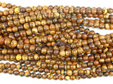 Vietnam Qinan Sandalwood Beads, 8mm(8.3mm) Round Beads, 32 Inch-BeadBasic