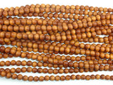 Sandalwood Beads, 6mm Round Beads-BeadBasic