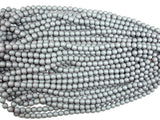 Matte Hematite Beads, 6mm Round Beads-BeadBasic