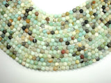 Matte Amazonite Beads, 6mm Round Beads-BeadBasic