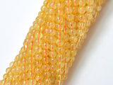 Citrine Beads, 4mm (4.7mm), Round