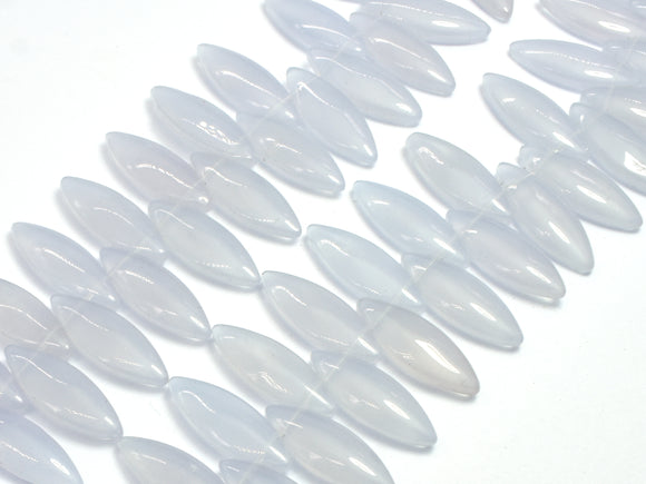 Glass Beads-Light Lavender, 8x22mm Marquise, 11 Inch