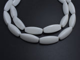 Glass Beads, 10x25mm Triangle Tube Beads