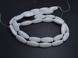 Glass Beads, 10x25mm Triangle Tube Beads