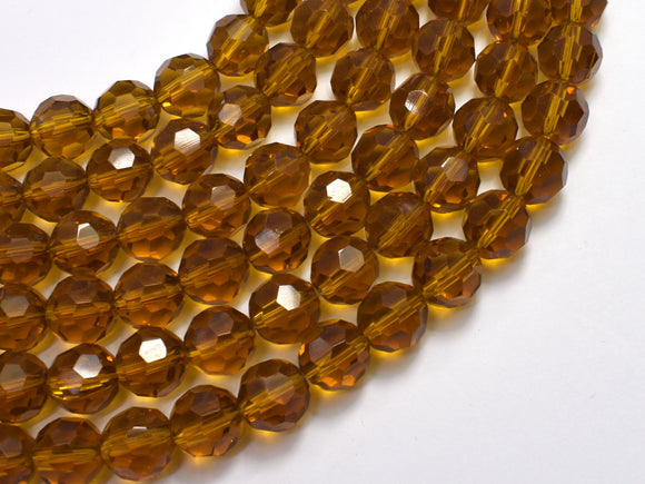 Crystal Glass Beads, 12mm Faceted Round Beads, 29 beads