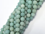 Matte Amazonite Beads, Round, 8mm