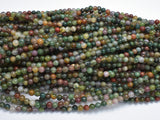 Indian Agate Beads, Fancy Jasper Beads, 4mm Round Beads-BeadBasic