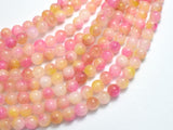 Jade - Pink & Yellow, 6mm Round-BeadBasic