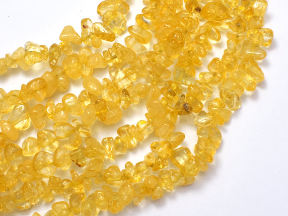 Citrine Chips Beads, Approx (4-10) mm, 32 Inch-BeadBasic