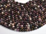 Tourmaline Beads, 6mm Round Beads-BeadBasic