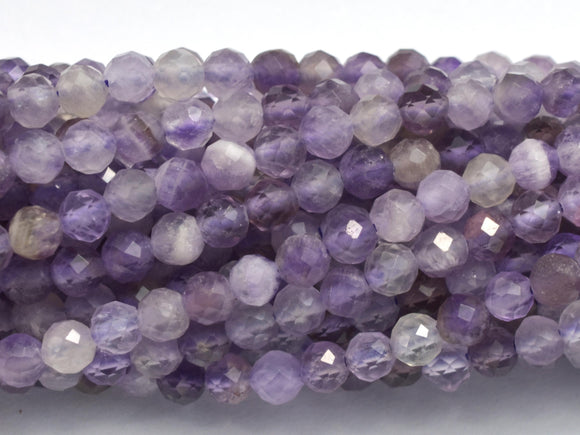 Amethyst, 3mm Micro Faceted Round