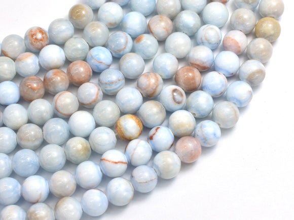 Jade - Light Blue, 8mm Round-BeadBasic