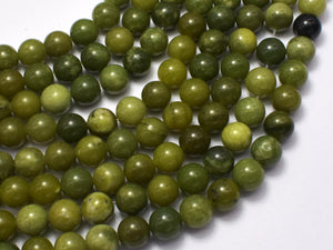 Canadian Jade Beads, 8mm (8.5mm)-BeadBasic