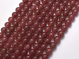 Strawberry Quartz Beads, Lepidocrocite, 8mm Round