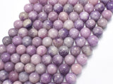 Lepidolite Beads, Round, 8mm-BeadBasic