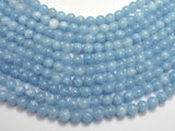 Jade - Aquamarine Light Blue 8mm Round-BeadBasic