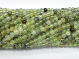 Prehnite Beads, 4mm Round Beads-BeadBasic