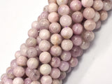 Kunzite Beads, 8mm Round Beads-BeadBasic