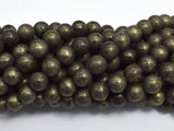 Pyrite 8mm Round Beads-BeadBasic