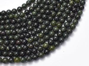 Canadian Jade Beads, 6mm Round-BeadBasic