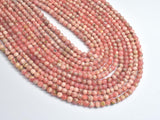 Rhodochrosite, 4mm Round Beads