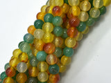 Rainbow Agate Beads, Round, 8mm, 15.5 Inch-BeadBasic