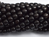 Black Sandalwood, 7x8mm Drum Beads, 30 Inch