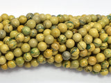 Green Muscovite 6mm Round Beads, 15 Inch