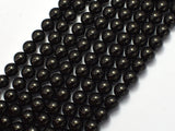 Jet 8mm Round Beads-BeadBasic