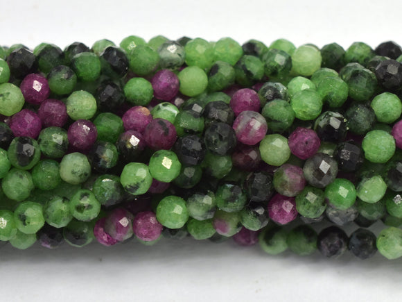Ruby Zoisite 3mm Micro Faceted Round-BeadBasic