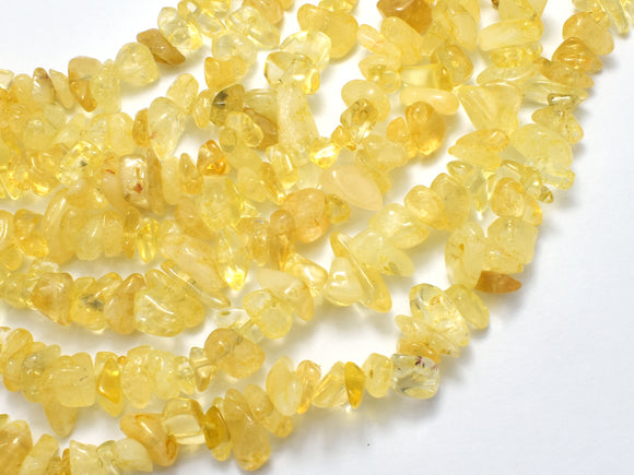 Citrine Chips Beads, Approx. (4-10) mm, 31 Inch-BeadBasic