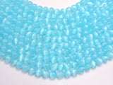 Selenite - Blue, 8mm (8.5mm) Round-BeadBasic