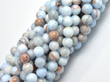 Jade - Light Blue, 8mm Round-BeadBasic