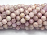 Kunzite Beads, 8mm Round Beads-BeadBasic