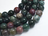 Indian Agate Beads, Fancy Jasper Beads, 14mm Round-BeadBasic
