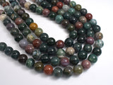Indian Agate Beads, Fancy Jasper Beads, 14mm Round-BeadBasic