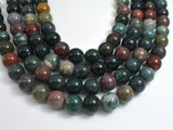 Indian Agate Beads, Fancy Jasper Beads, 14mm Round-BeadBasic