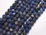 Matte Sodalite Beads, 8mm, Round Beads