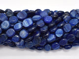 Blue Kyanite Approx. 9x11mm Irregular Oval Beads-BeadBasic