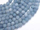Matte Jade - Aquamarine Color, 8mm Round-BeadBasic