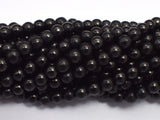 Genuine Shungite, 4mm (4.6mm) Round-BeadBasic