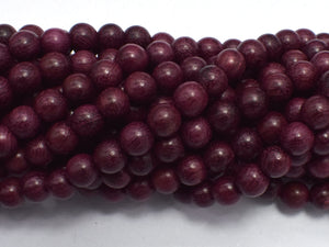 Purple Sandalwood Beads, 6mm Round Beads-BeadBasic