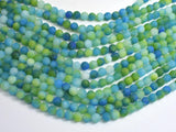 Matte Jade - Green & Blue, 6mm Round-BeadBasic