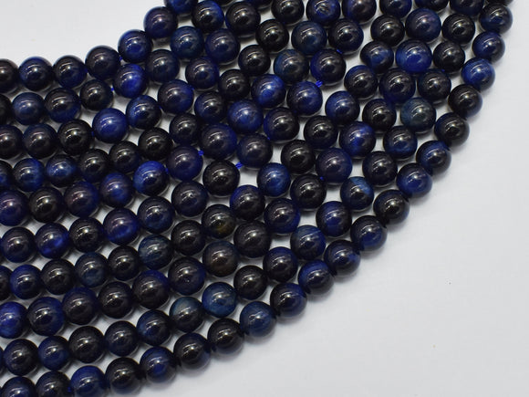 Tiger Eye-Blue 6mm Round Beads-BeadBasic